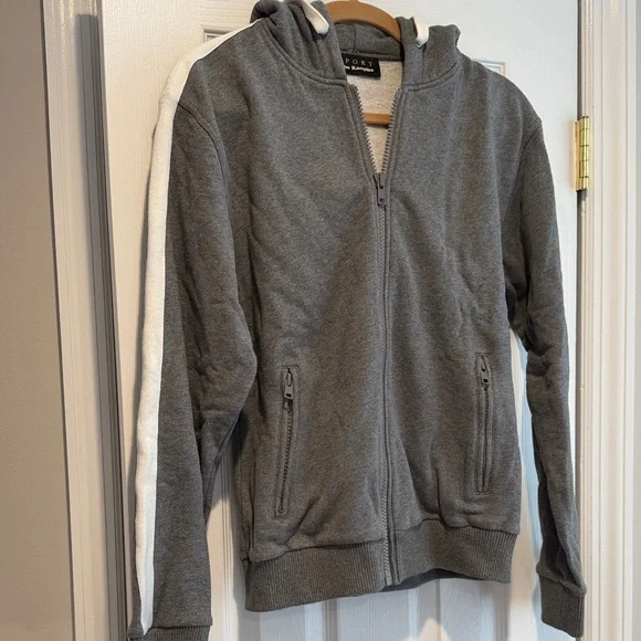 Men’s The Kooples Gray Sport Hoodie - Picture 3 of 6